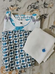 Elegant Floral Print Kurti Set || Best for summer