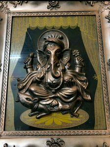 🆕Ganesha 3D Wall Art with Ornate Frame