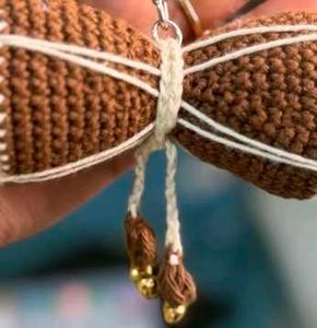 Handmade Drum Keychain