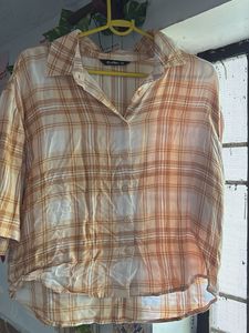 Casual Plaid Button-Up Shirt