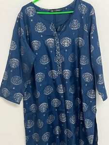 Elegant Blue Printed Kurta