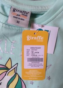 Giraffe Unicorn Sweatshirt