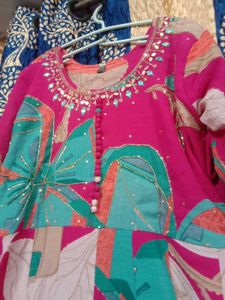 Pink Ethnic frock Set💓