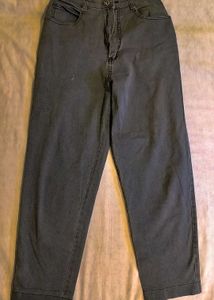 Y2K Vintage Style Grey Wash Straight Leg Jeans | E