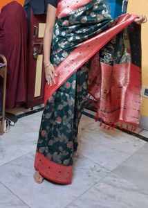 jalkatan green saree