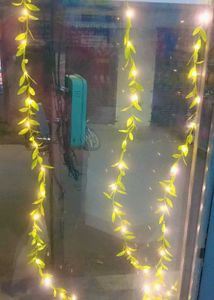Diwali leaf lights