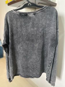 Charcoal Denim Top