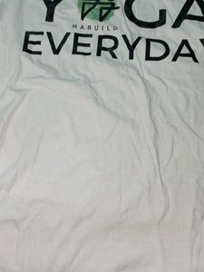 women white yoga tshirt