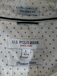 White and Blue Dotted Shirt (Men)