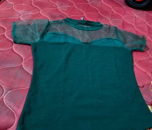 New dark green top upto xl size