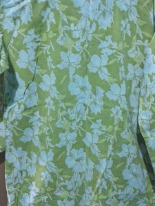 Floral Green kurta
