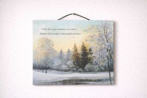 new Watercolor Landscape Canvas Art