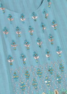 Beautiful Blue Kurta