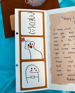 Handmade "Happy Friendsary" Card Set