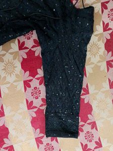 beautiful black kurta for Raksha Bandhan