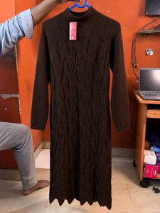 Cozy Knit Midi Dress