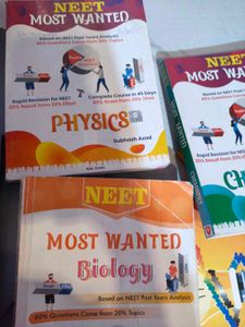PW NEET Most Wanted Physics, Chemistry, Biology