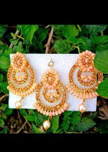 Elegant Indian Kundan Jewelry Set