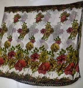 Floral Print saree with blouse