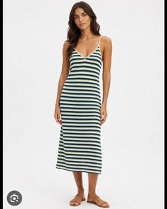 Striped Knit Cami Dress
