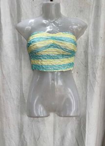 9168. Striped Bandeau Top