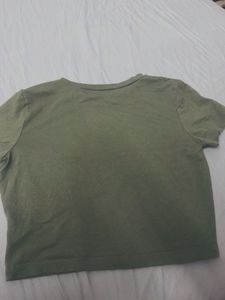 Olive Green Basic T-Shirt