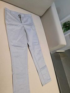 Light Blue Casual Pants