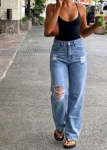 Ripped Blue Jeans