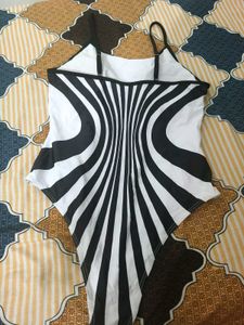 Black n white bodysuit bodycon
