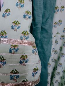 Angrakha Kurta With Dupatta