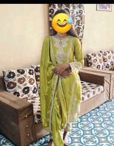 🎉Elegant Green Kurta Set