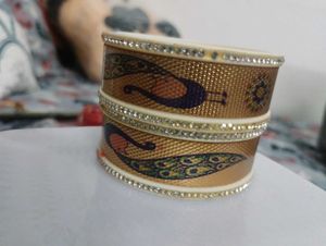 White Peacock Bangles