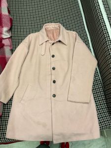 Elegant Pink Trench Coat