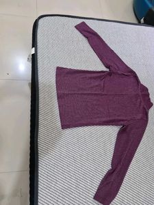 Maroon Long Sleeve Top