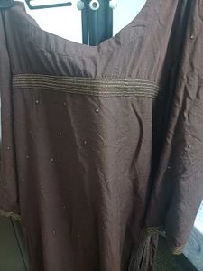 Elegant Brown Kurta with Pant