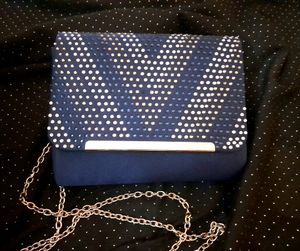 Glitter Glamor Crystal Studded Sling
