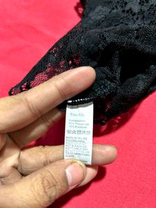 Black Lace Bralette Bra