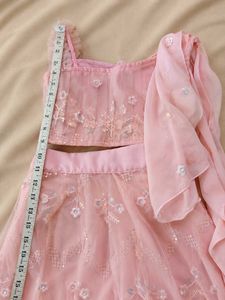 kid's pink lehenga choli