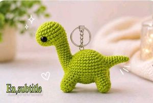 Cute Dinosaur Keychain 🦕