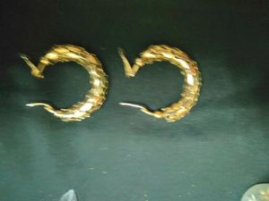 Traditional Silver Tone Jhumka Earrings