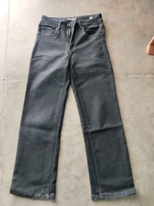 Classic Light Wash blue Denim Jeans and black deni