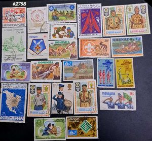 25 GreatBritain large different stamps
