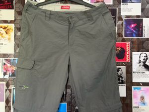 Olive Green Convertible Hiking Pants