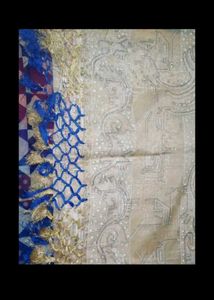 Embroidered saree