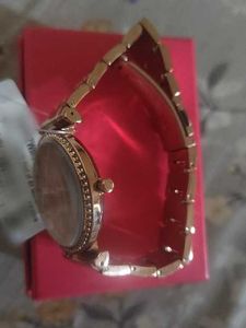 Women's Rose gold Fastrack dial watch