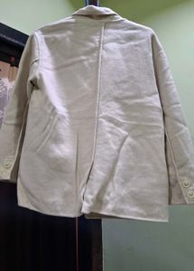 Cream Blazer Jacket