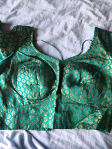 Green & Gold Brocade lehanga