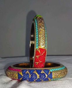 Decorative Bangles - Set of 2