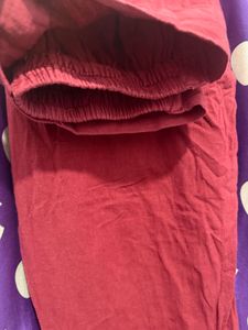 Maroon Kurta Set with Dupatta