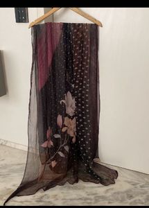 combo of blue kurti and Dupatta